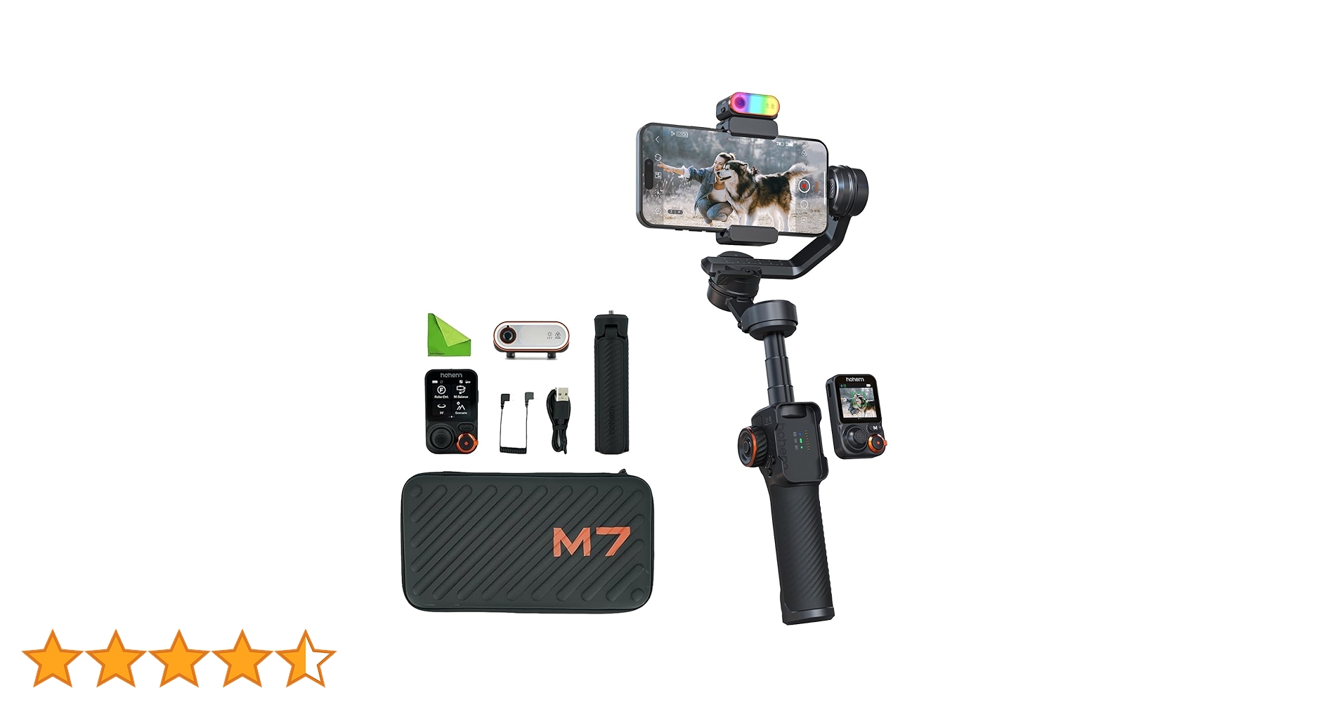 【開封のみ・未使用】hohem M7 3軸スマホジンバル AI搭載 開封のみ・未使用】hohem M7 3軸スマホジンバル AI搭載 Amazon